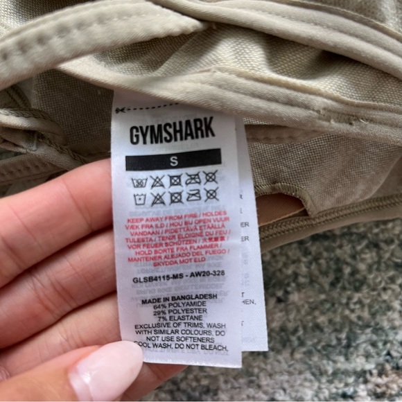 Beige Gymshark Sports Bra - Picture 3 of 3